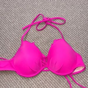 Hot pink VS padded top